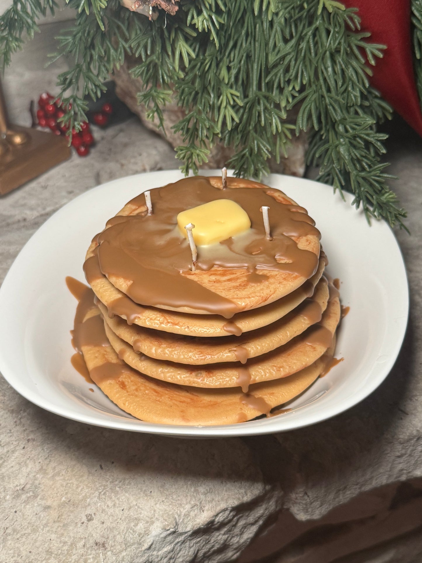 Pancake candle