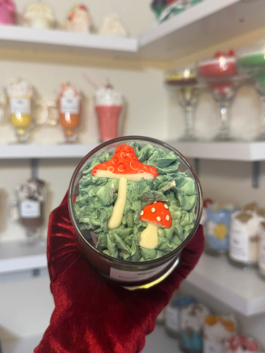Mushroom candle
