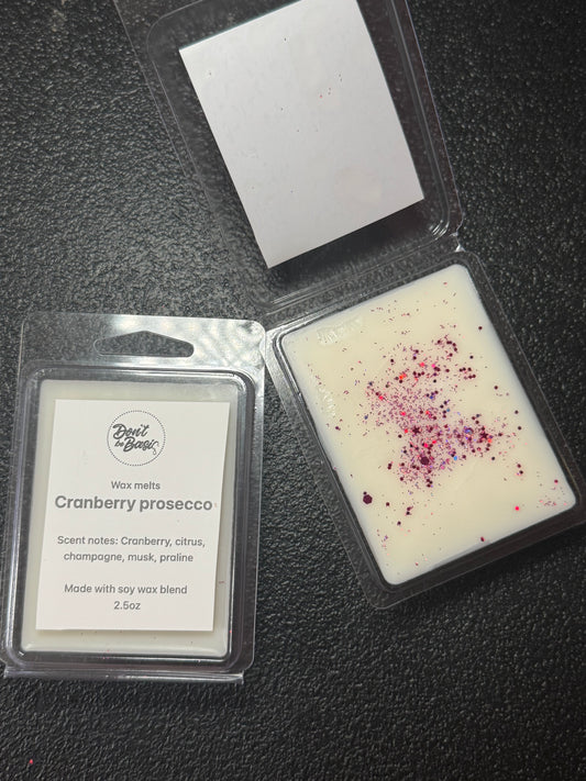 Cranberry prosecco wax melt