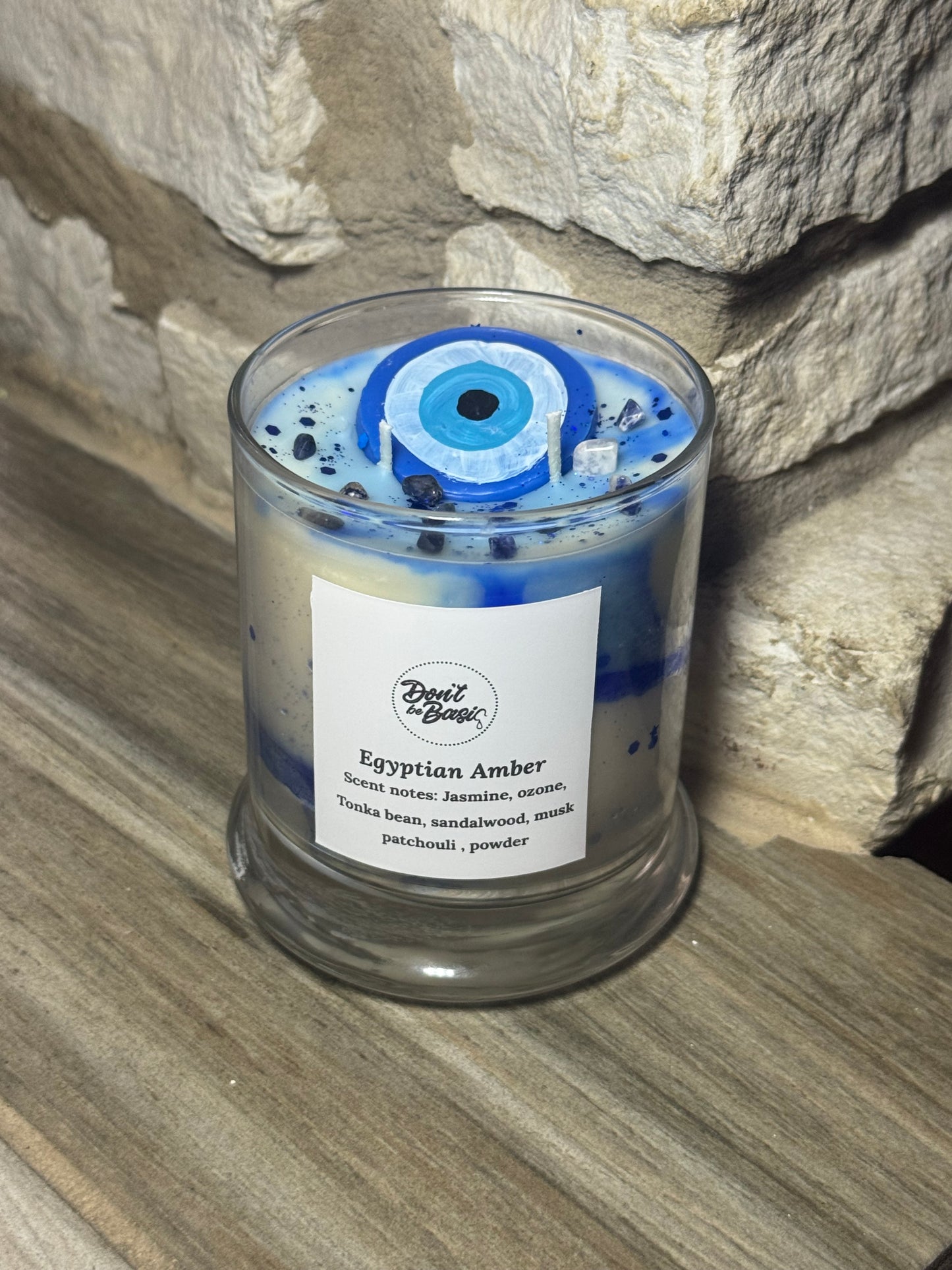 Evil eye candle