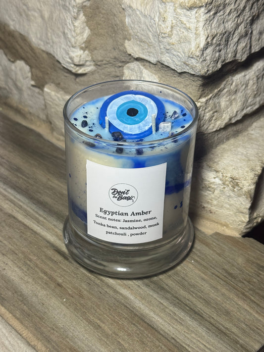 Evil eye candle