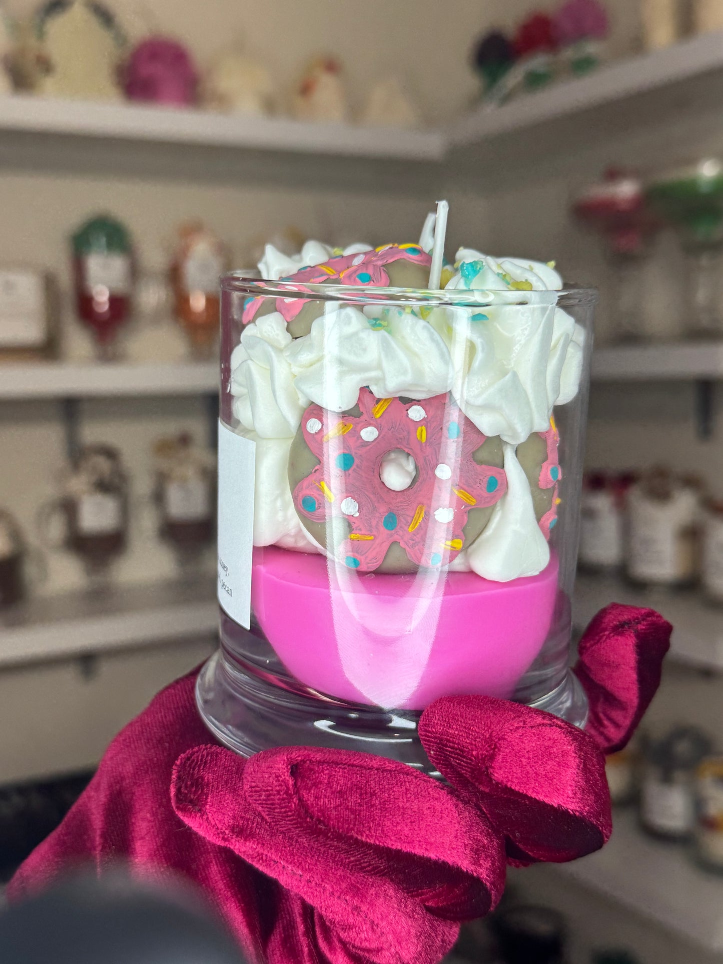 Donut candle