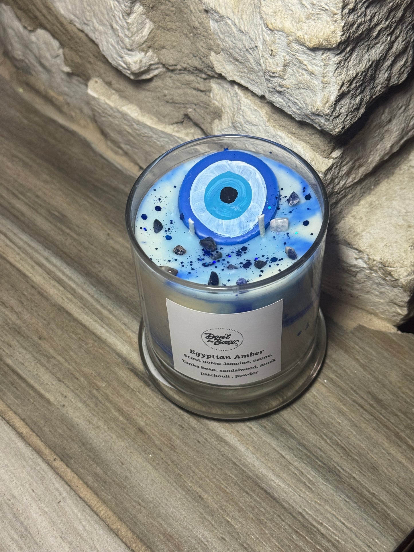 Evil eye candle