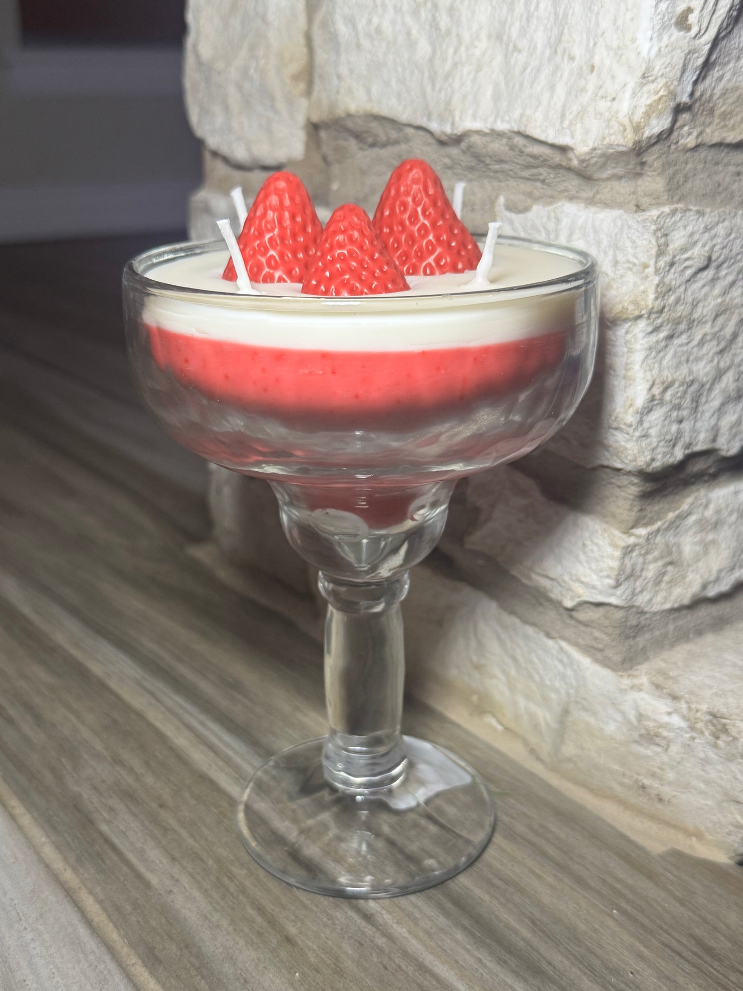 Strawberry margarita candle
