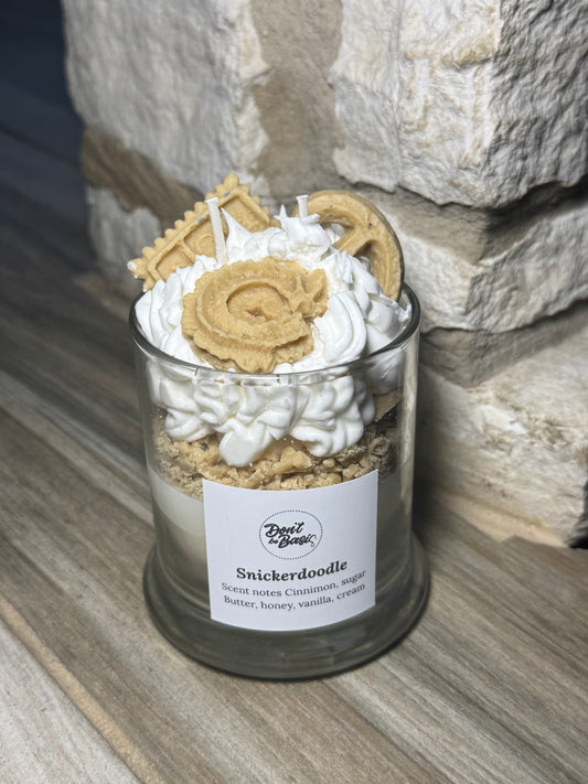 Snickerdoodle cookie candle