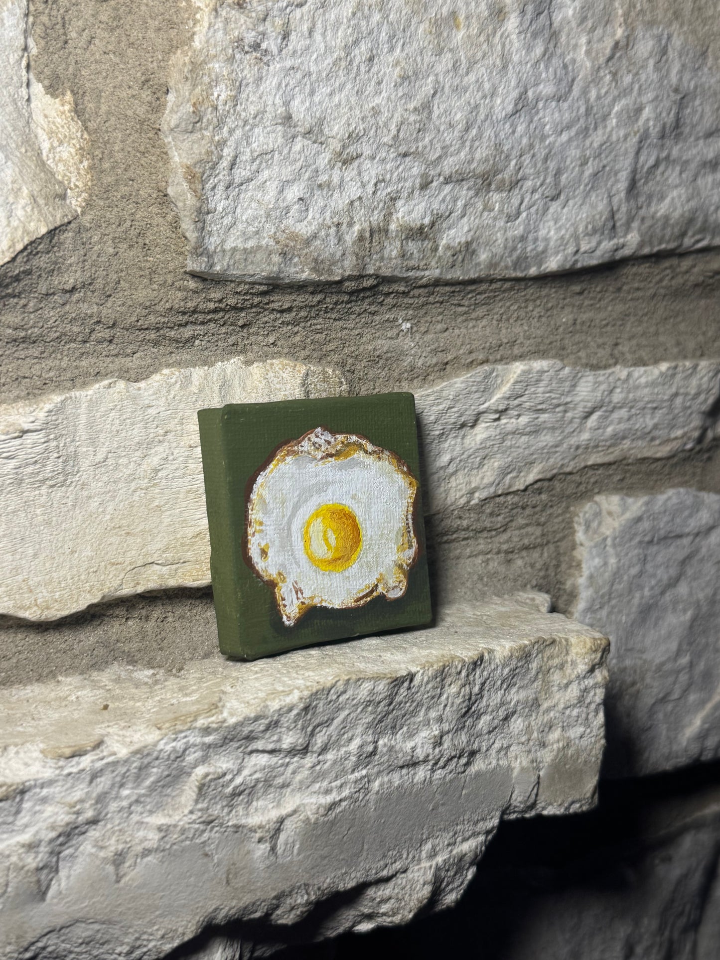 Mini food art canvas painting magnets