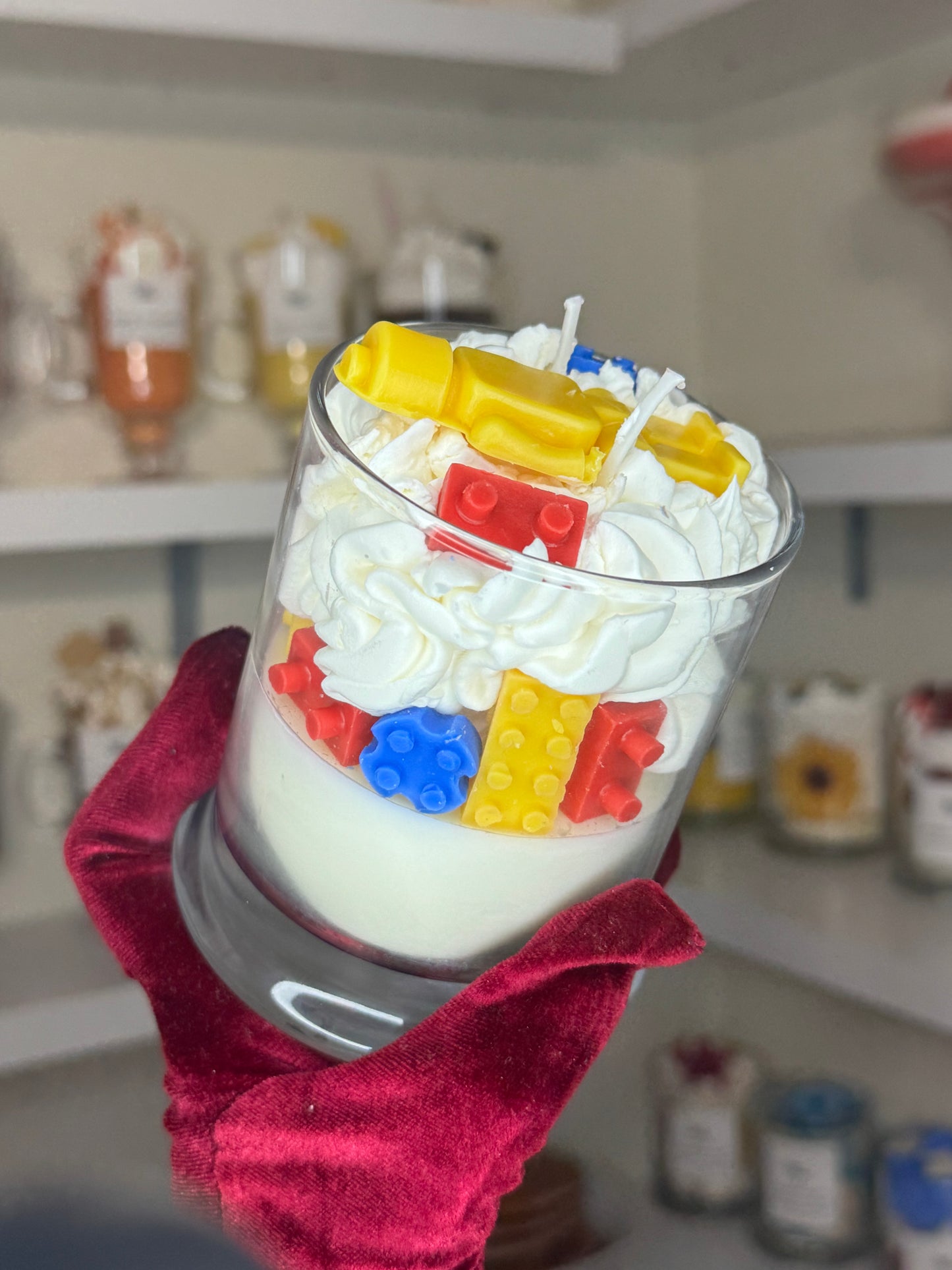 Lego candle