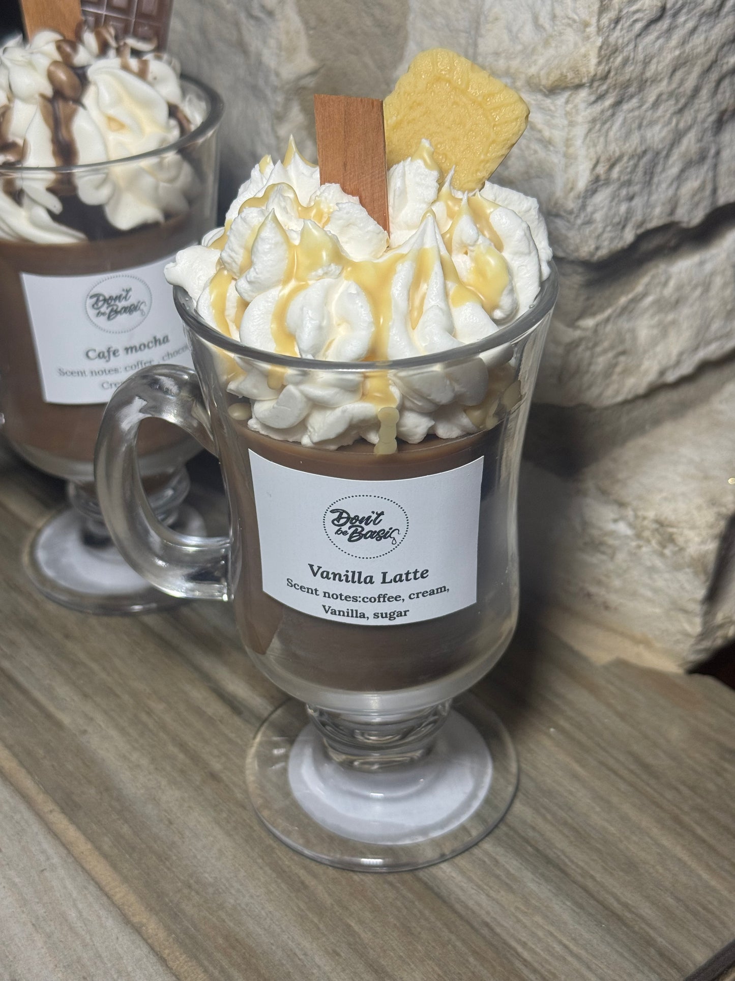 Coffee drink candle