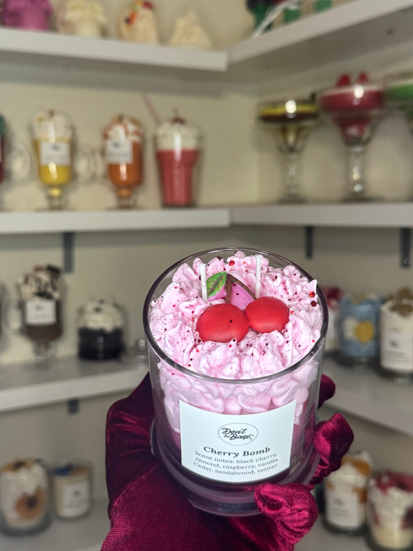 Cherry bomb candle